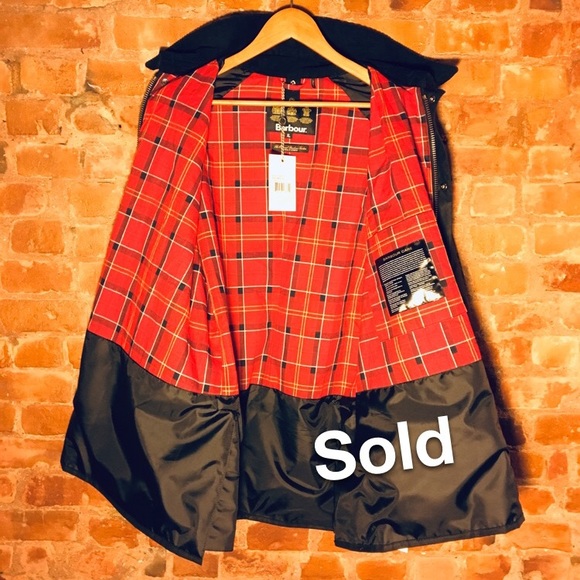 Barbour Other - XL Barbour Black Waxed Jacket New W/tags